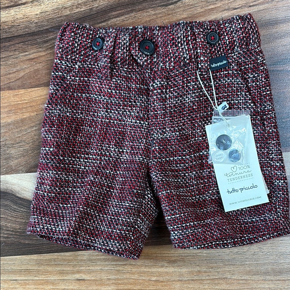 Tutto Piccolo Kids Tweed Shorts size 18m